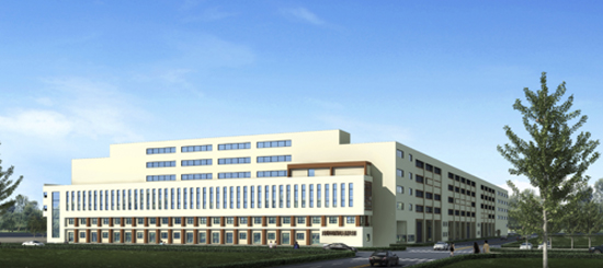 天津港开工建设北方首座多层汽车库