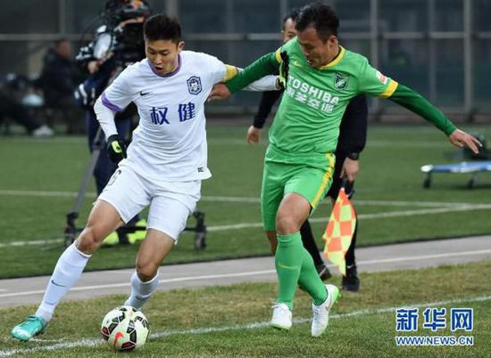 中超联赛：天津泰达平杭州绿城