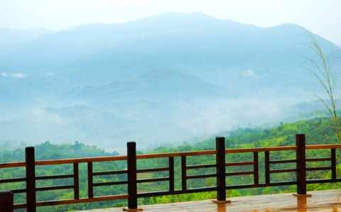 河南固始九华山风景如画