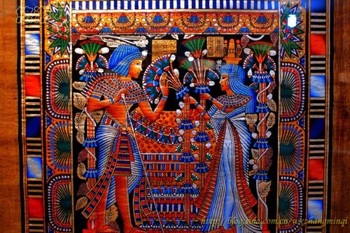 看世界上最古老的绚丽纸画