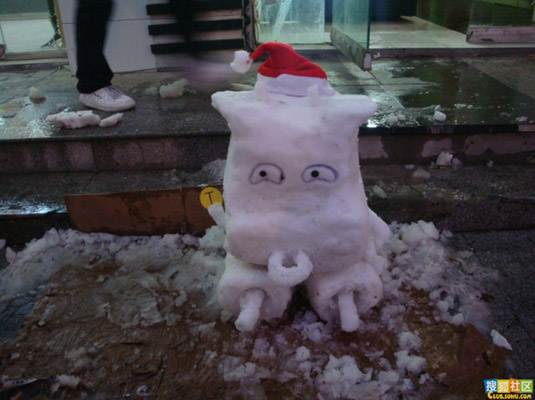 下雪啦！看看堆雪人的N种方法