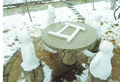 下雪啦！看看堆雪人的N种方法