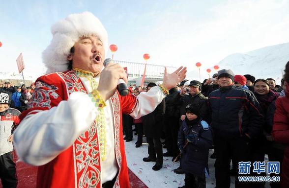 中国新疆阿勒泰国际冰雪节开幕