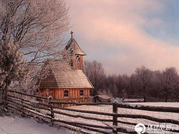美得令人窒息的雪景(组图)