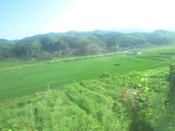 资溪处处是风景 大巴车上随拍