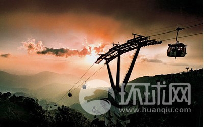 以刺激为乐 盘点全球五大最具挑战的索道（图）