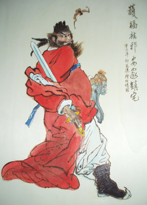 中国烙画家在德国