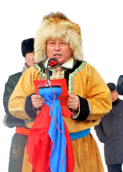 内蒙古：东乌珠穆沁旗冰雪那达慕开幕
