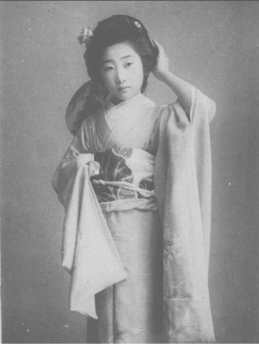 1908年日本的清纯艺妓