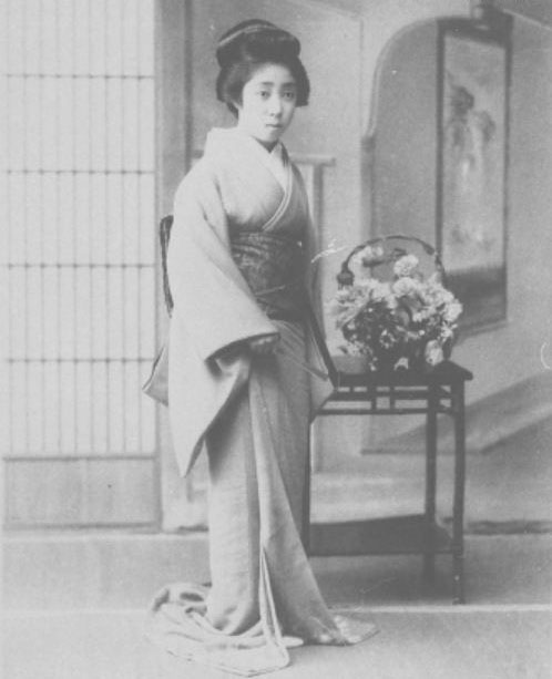 1908年日本的清纯艺妓