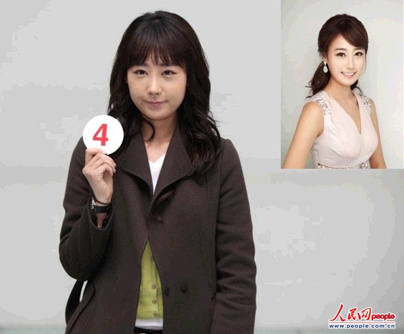 2013韩国小姐素颜照大集合 “撞脸”非也实为高超化妆术显神通