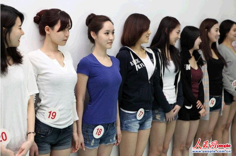 2013韩国小姐素颜照大集合 “撞脸”非也实为高超化妆术显神通