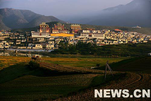 香格里拉松赞林寺景区12日正式对外营业