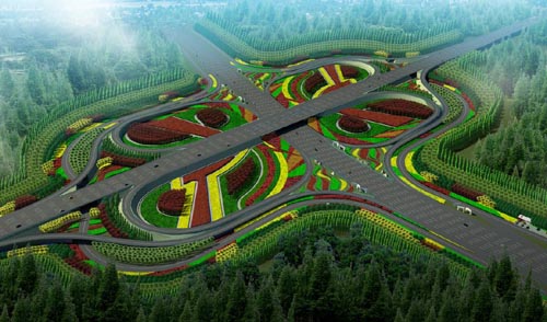乌鲁木齐高新区（新市区）打造城北新城标志性景观
