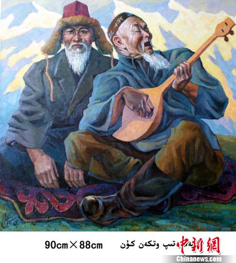 新疆哈萨克族画家斯尔哈孜的草原梦