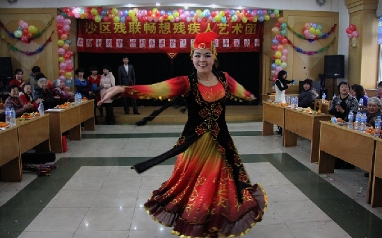 乌鲁木齐市沙区畅想残疾人艺术团昨举办成立五周年暨迎新年联欢会