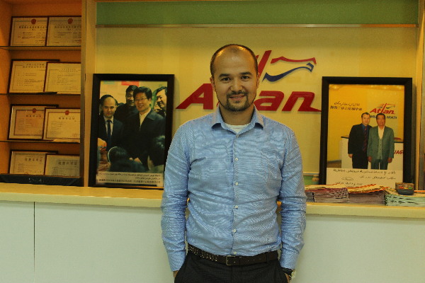 记乌鲁木齐阿特兰语言培训中心董事长卡斯木江