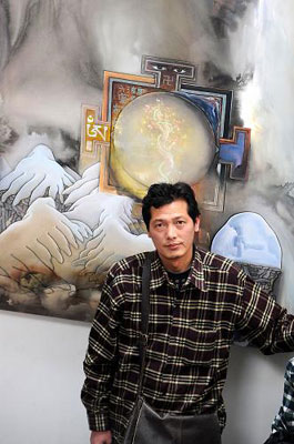 拉萨举办“很当代”绘画艺术展