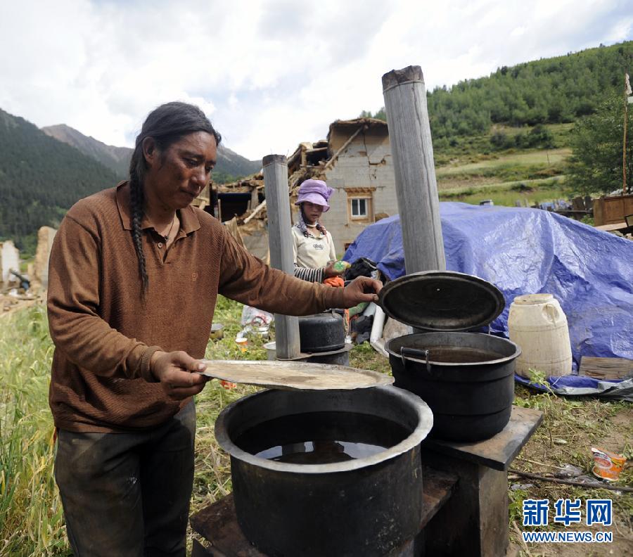 昌都地震灾区救灾稳步推进