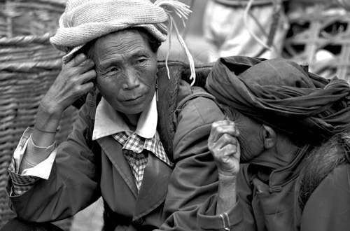 黑白瞬间的面孔