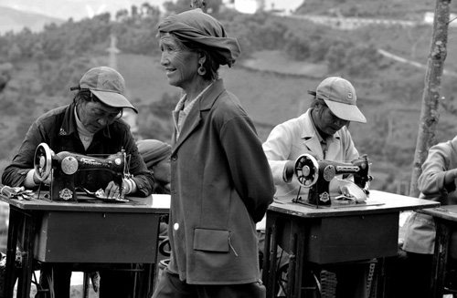 黑白瞬间的面孔