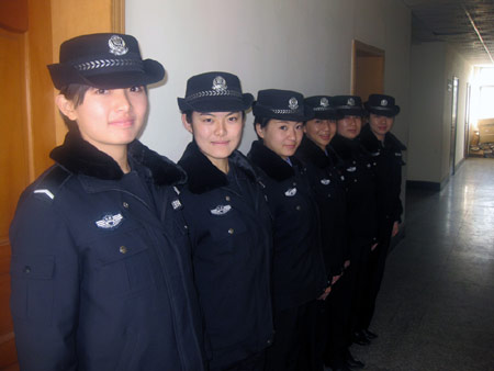 昆明铁路乘警支队女子分队速写