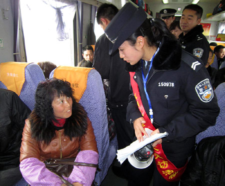 昆明铁路乘警支队女子分队速写