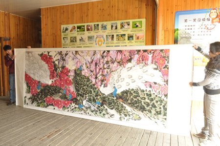 孙建东、张碧伟画作亮相首届“孔雀文化节”