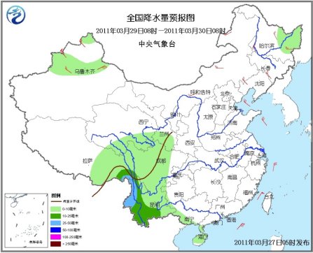 中国中东部地区气温将回升 滇局地有中到大雪