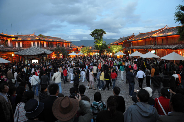 云南丽江古城晋升国家5A级旅游景区