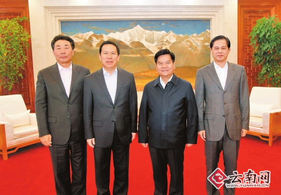 李纪恒陈豪会见东航集团总经理刘绍勇一行