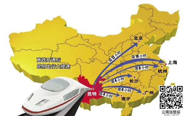 畅想云南高铁时代：轻松实现“千里家乡一日还”
