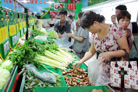 云南巧家平价蔬菜进超市