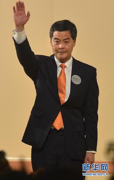 梁振英当选香港特区第四任行政长官