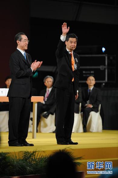 梁振英当选香港特区第四任行政长官