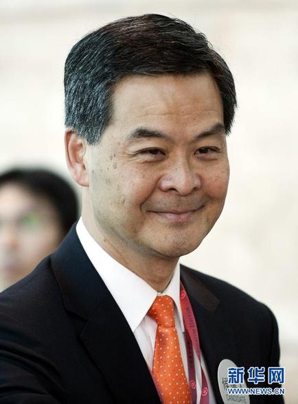 梁振英当选香港特区第四任行政长官