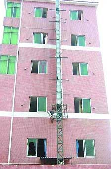 The blast broke some of the glass at the hotel.