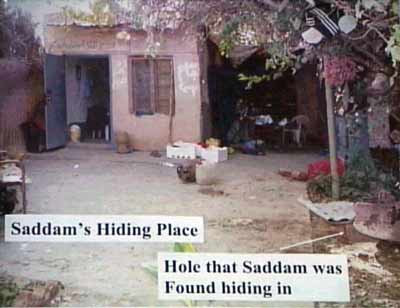Saddam Hussein Captured. Saddam Hussein on Saturday