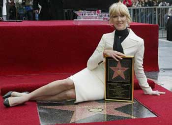 Hollywood Stars Fame on Star On The Hollywood Walk Of Fame Tuesday  Jan  6  2004  In Los
