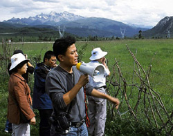 River basin aching for forests