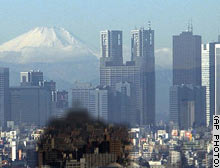 Tokyo hit by earthquake, typhoon