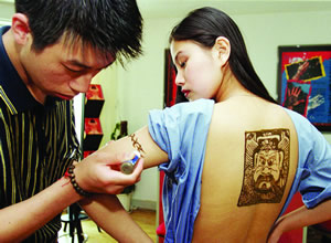 Art or obscenity? Body-painting in debate