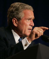 Bush again confuses IDs of two terrorists