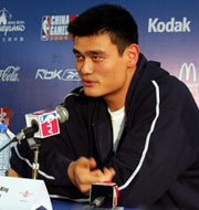 Yao on home court for NBA's first China games