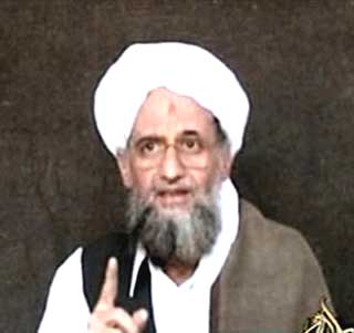 A videotape broadcast by Arab satellite television Al Jazeera November 29, 2004 shows Al Qaeda's deputy leader Egyptian-born Ayman al-Zawahri who said al Qaeda would continue to attack the United States until Washington changed its policies towards the Muslim world. "We are a nation of patience and we will continue fighting you (United States) until the last hour," Zawahri said in the tape which was aired by the Arab satellite television. 