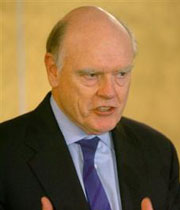 John Snow to remain U.S. Treasury Secretary