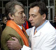 Yushchenko thanks medics for care
