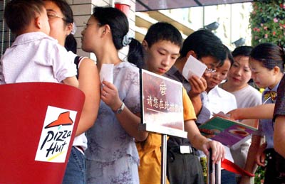 Fast Food Questionnaire on Chinese Among The Top For Fast Food