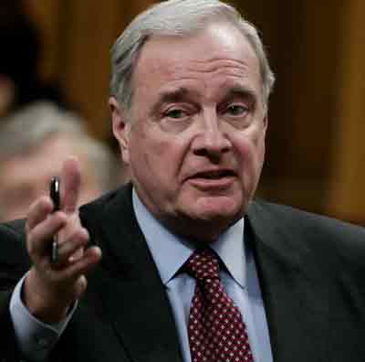 Canadian Prime Minister Paul Martin speaks in the House of Commons, in Ottawa, February 24, 2005. Canada's minority Liberal government, with an eye on the next election, said it will not be involved in the controversial U.S. missile defense system program that is unpopular with Canadian voters. [Reuters]