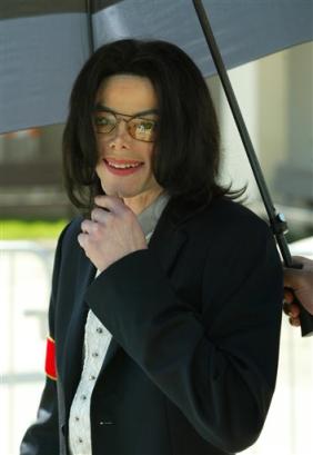 Michael Jackson (news) leaves the Santa Barbara County Superior Court in Santa Maria, Calif., on Friday February 25, 2005. Opening statements in the case could begin next week. The entertainer is charged in a 10-count indictment with molesting a 13-year-old boy at his Neverland Valley ranch. (AP Photo//Erick Neitzel,pool) 